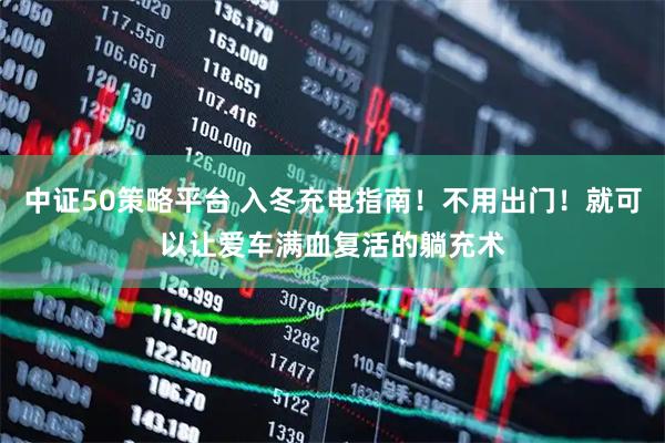 中证50策略平台 入冬充电指南！不用出门！就可以让爱车满血复活的躺充术